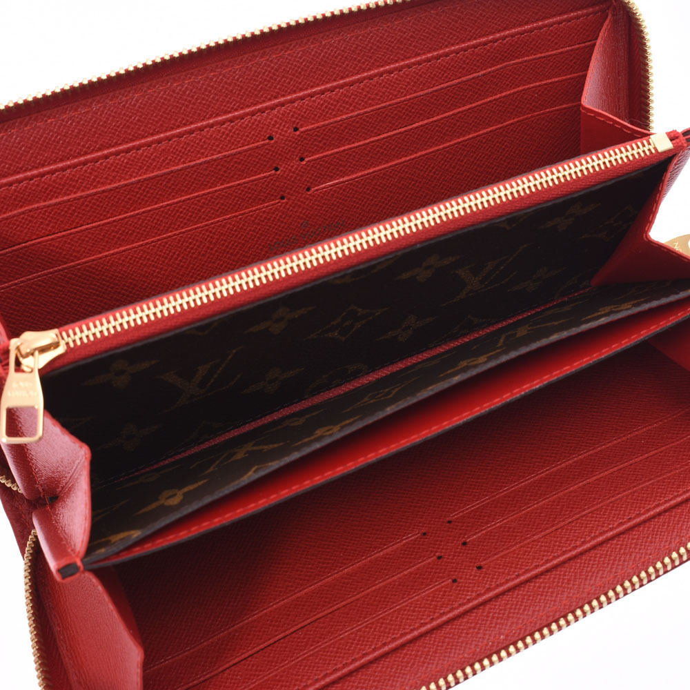 LOUIS VUITTON Monogram Retiro Zippy Wallet Cerise Red Long - Picture 7 of 8